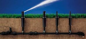 système d'irrigation par aspersion souterraine